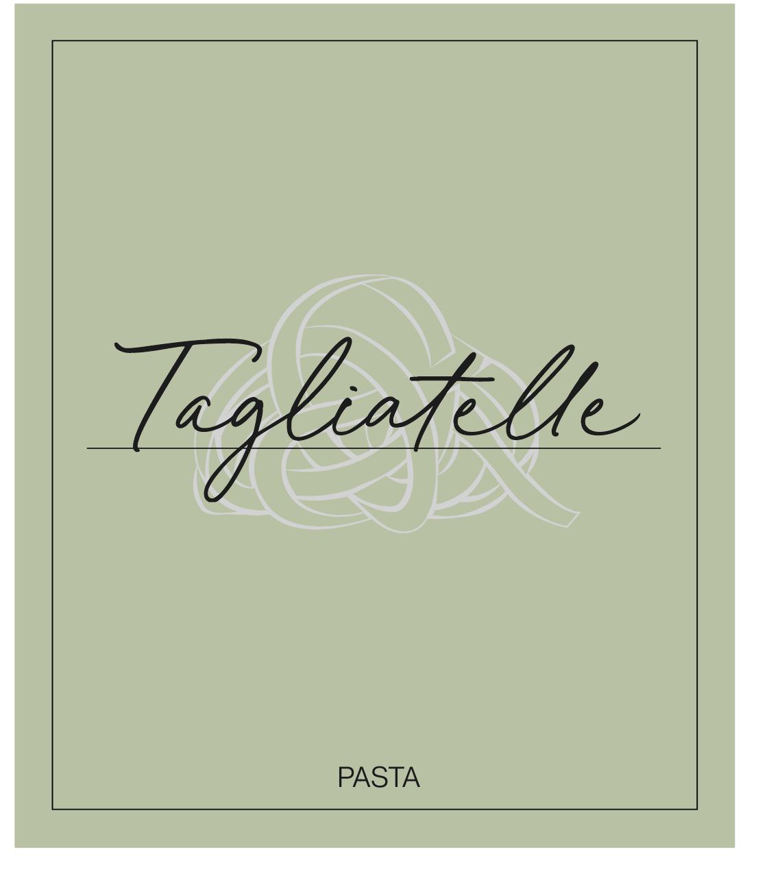 Tagliatelle Label