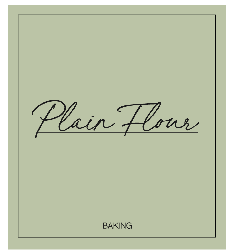 Plain Flour Label