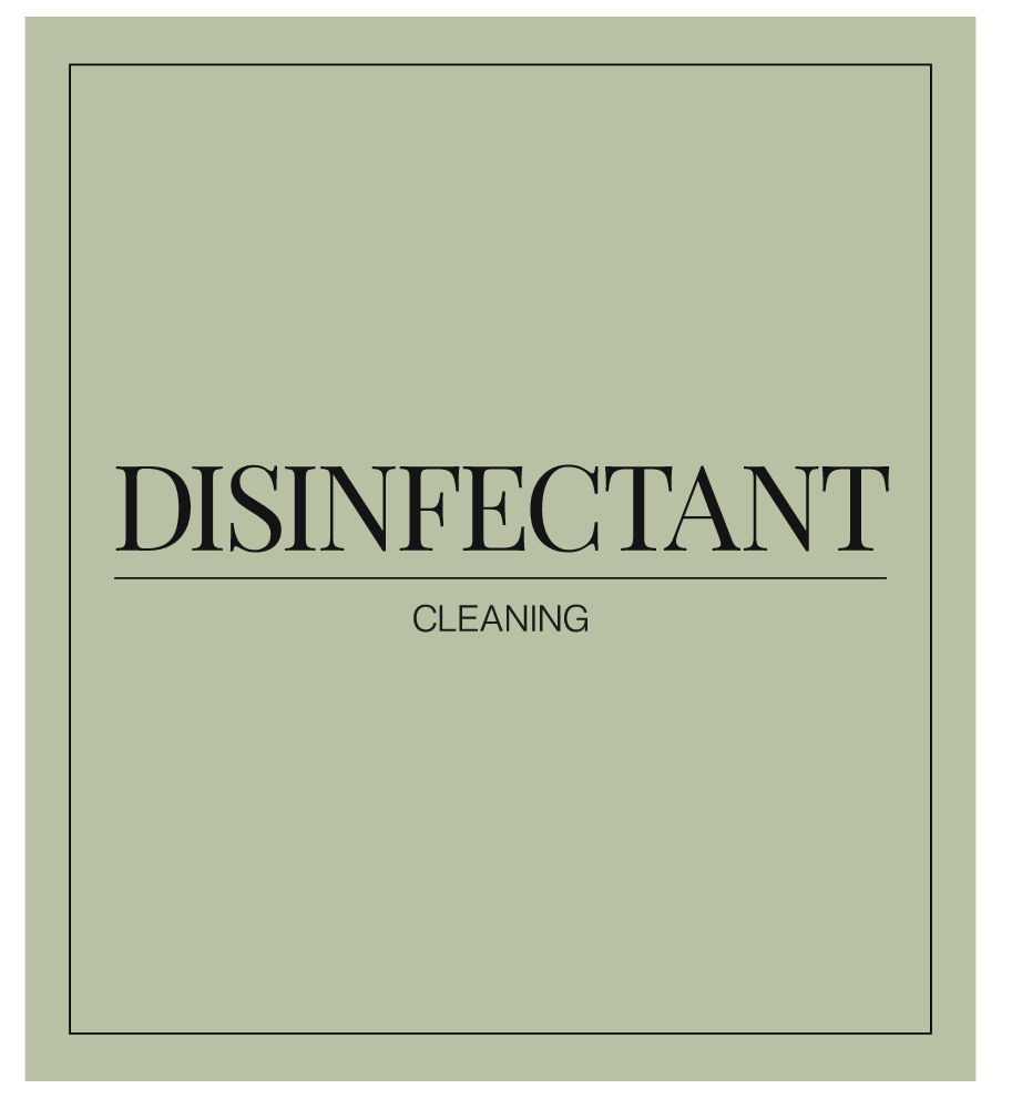 Disinfectant Label