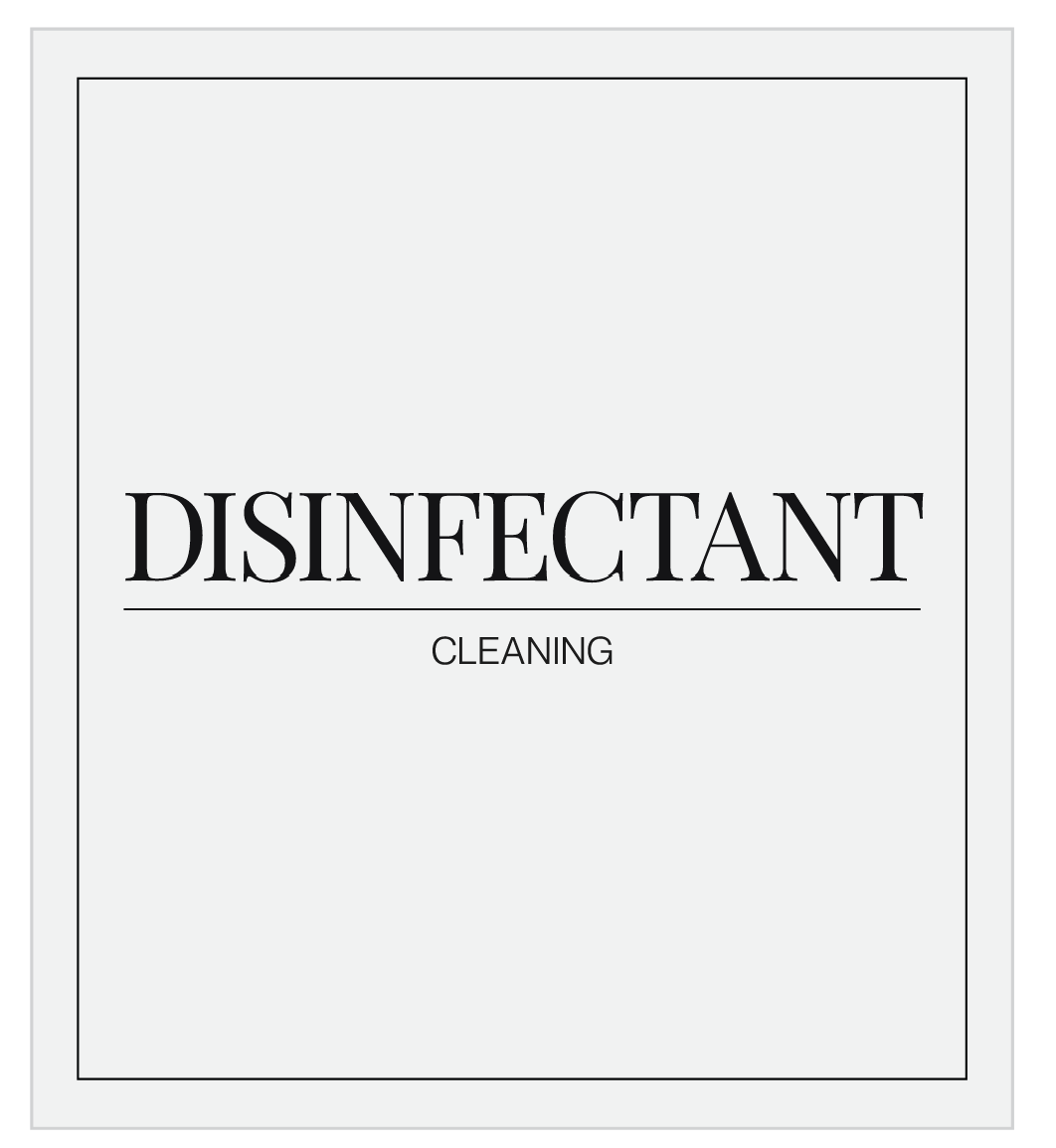 Disinfectant Label