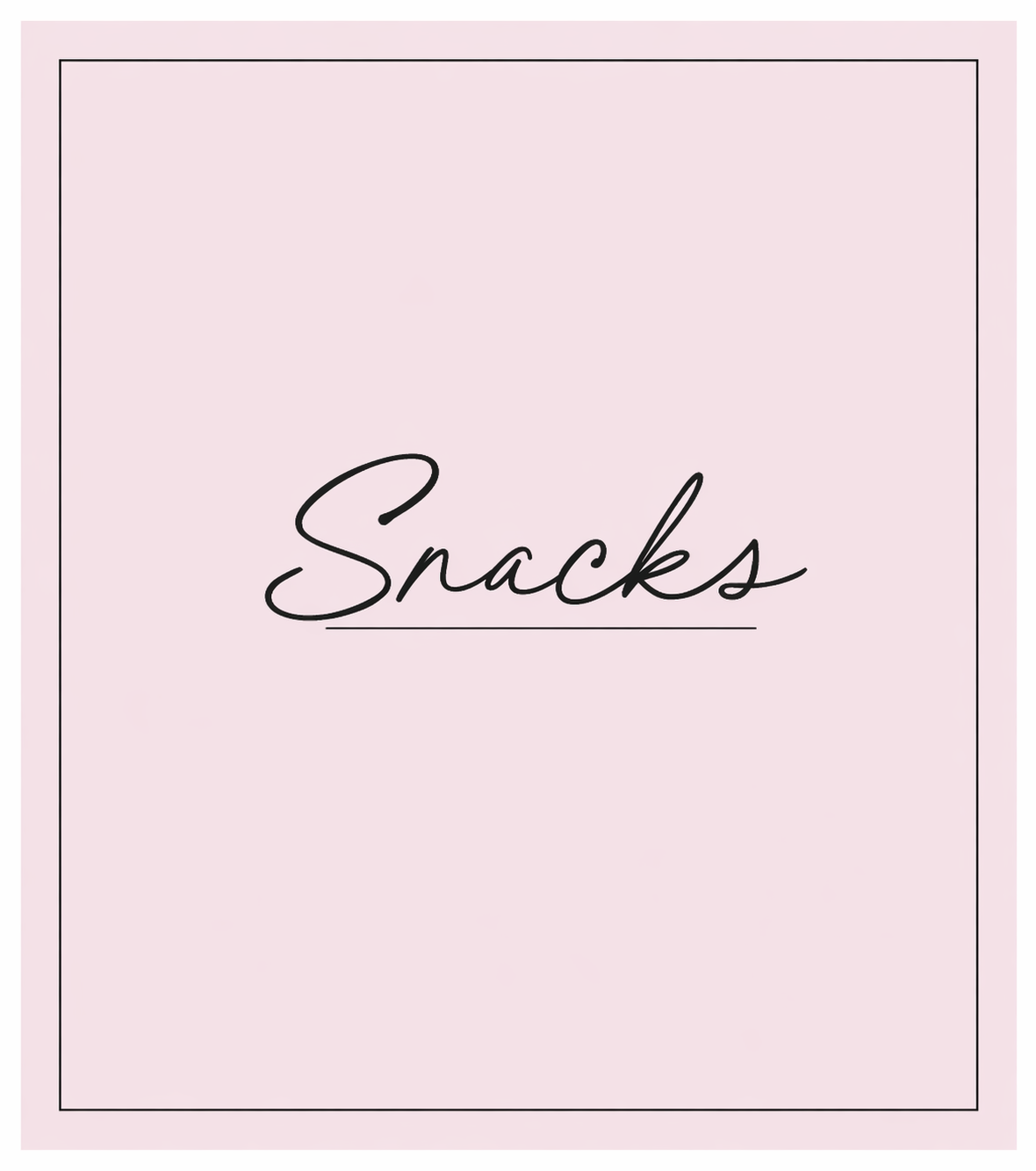 Snacks Label
