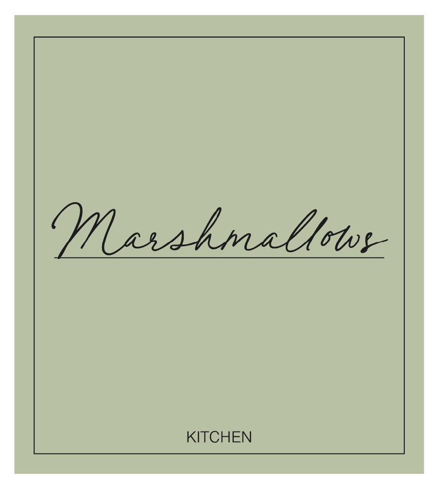 Marshmallows Label