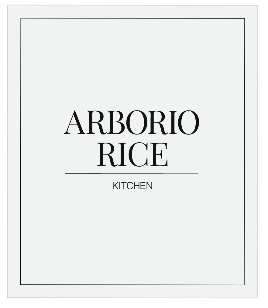 Arborio Rice Label