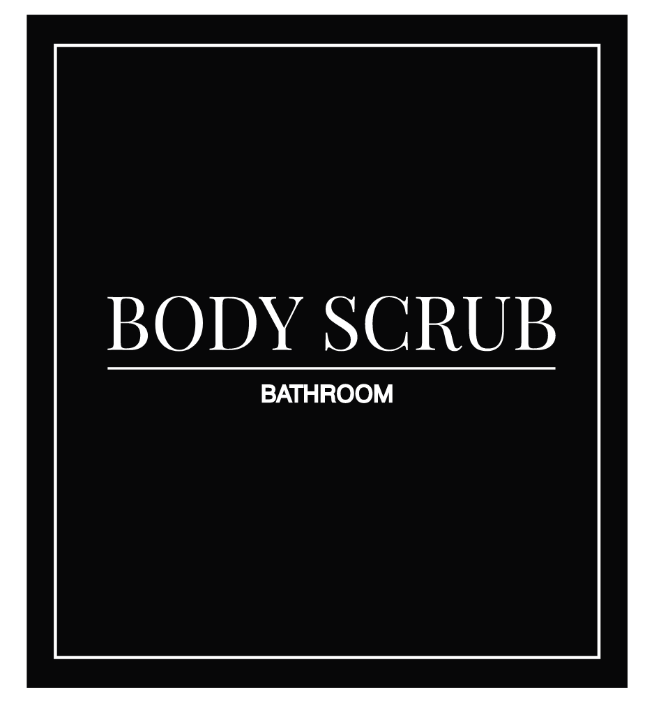 Body Scrub Label