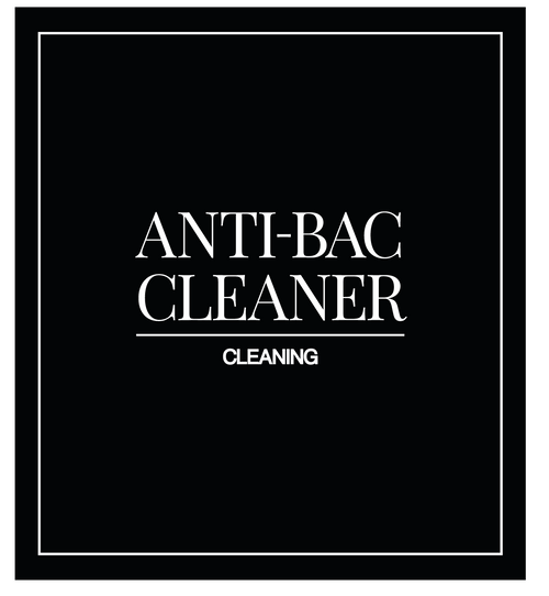 Anti-Bac Cleaner Label