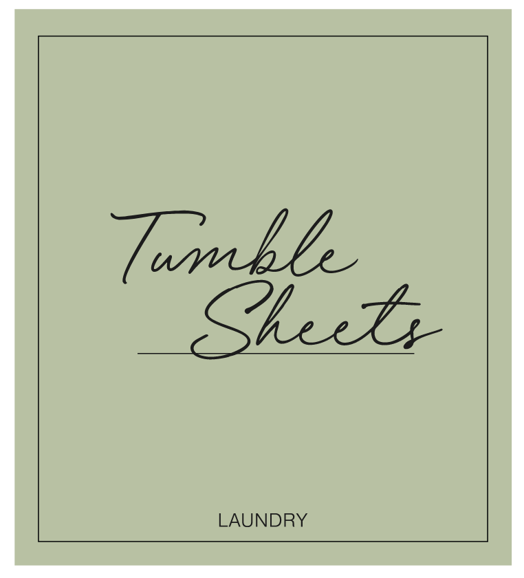 Tumble Sheets Label
