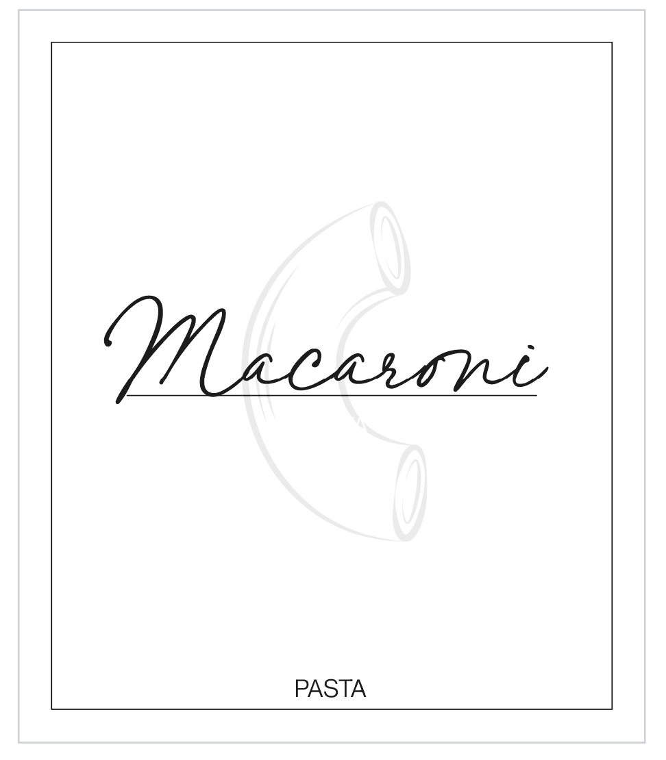 Macaroni Label