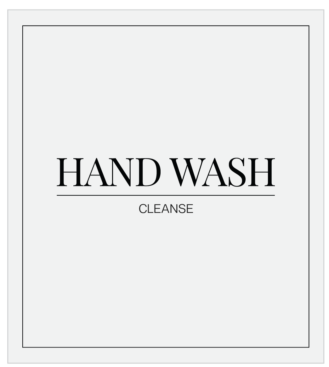 Hand Wash (Cleanse) Label