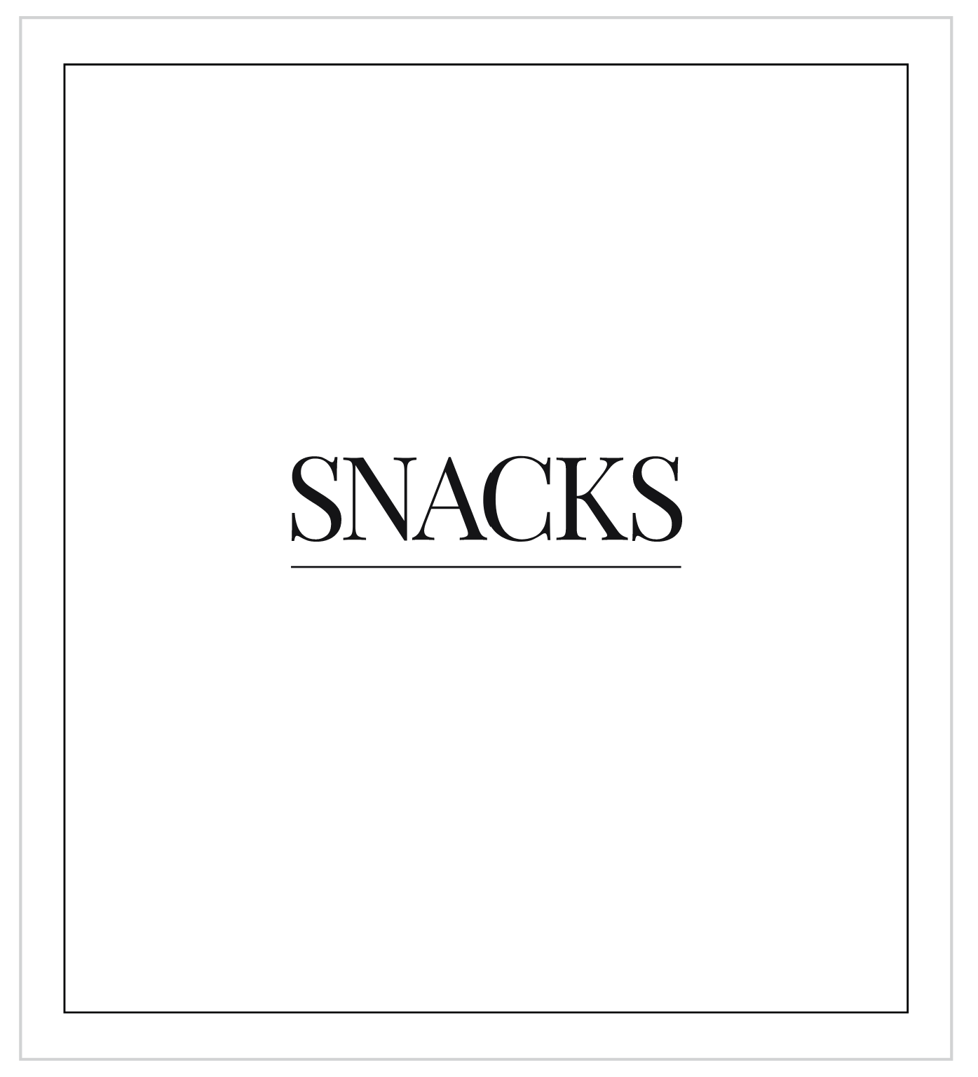 Snacks Label