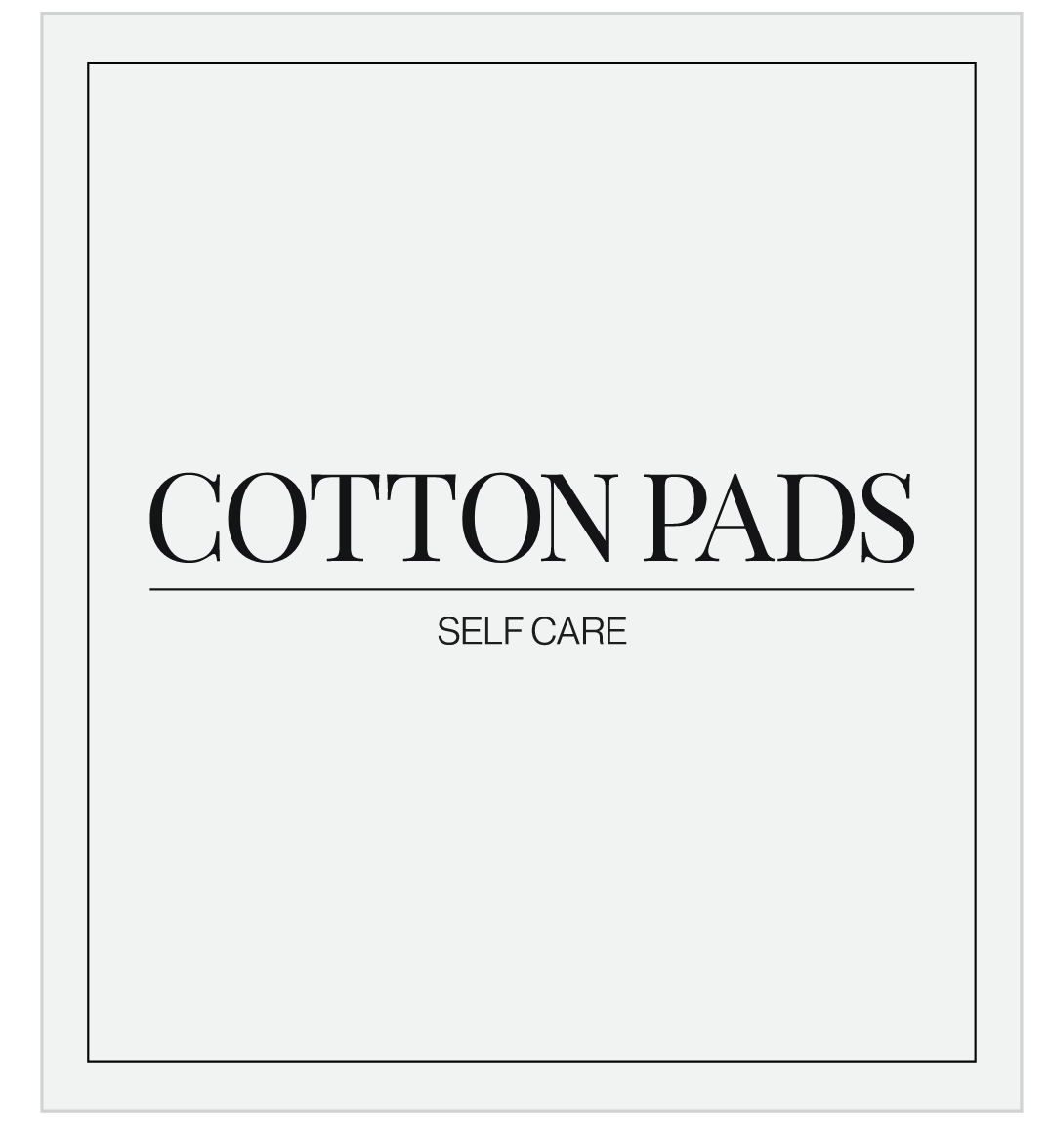 Cotton Pads Label