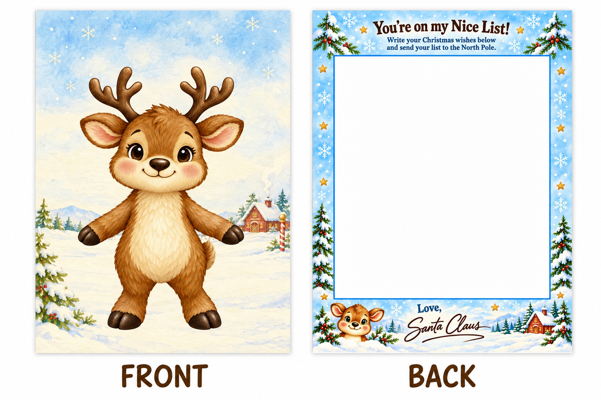 Dress Reindeer & Nice List