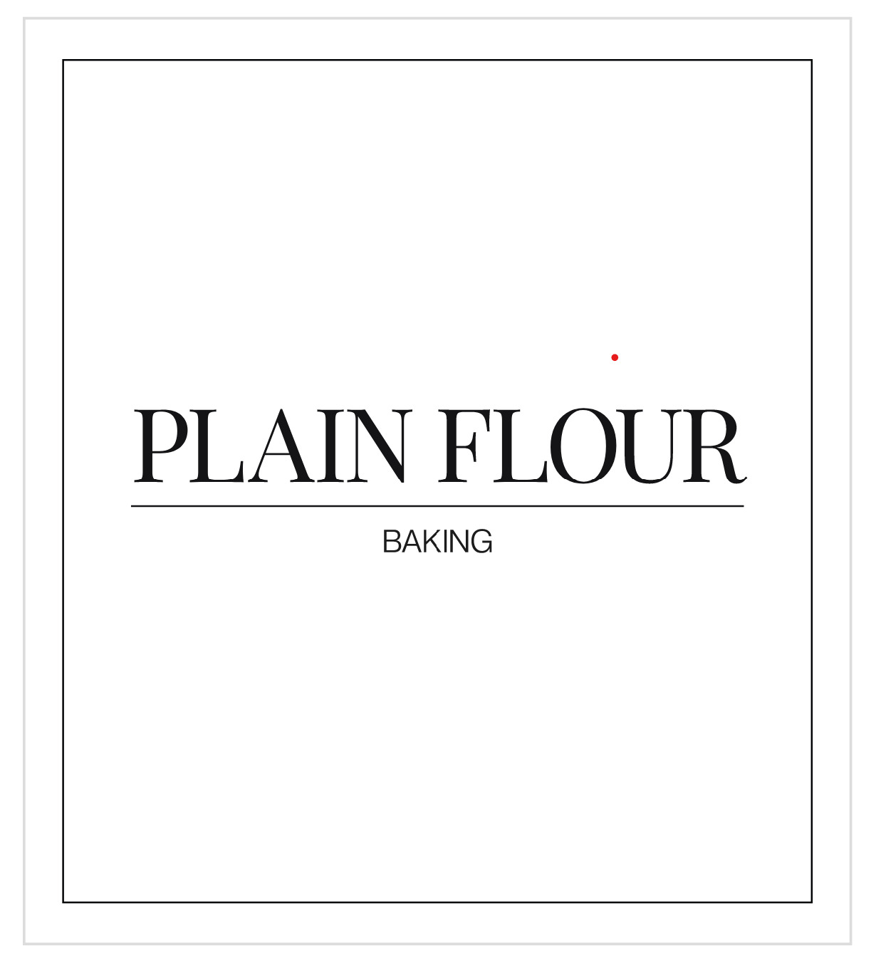 Plain Flour Label