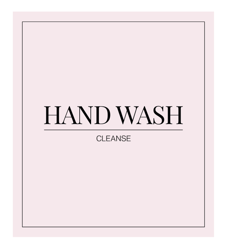 Hand Wash (Cleanse) Label