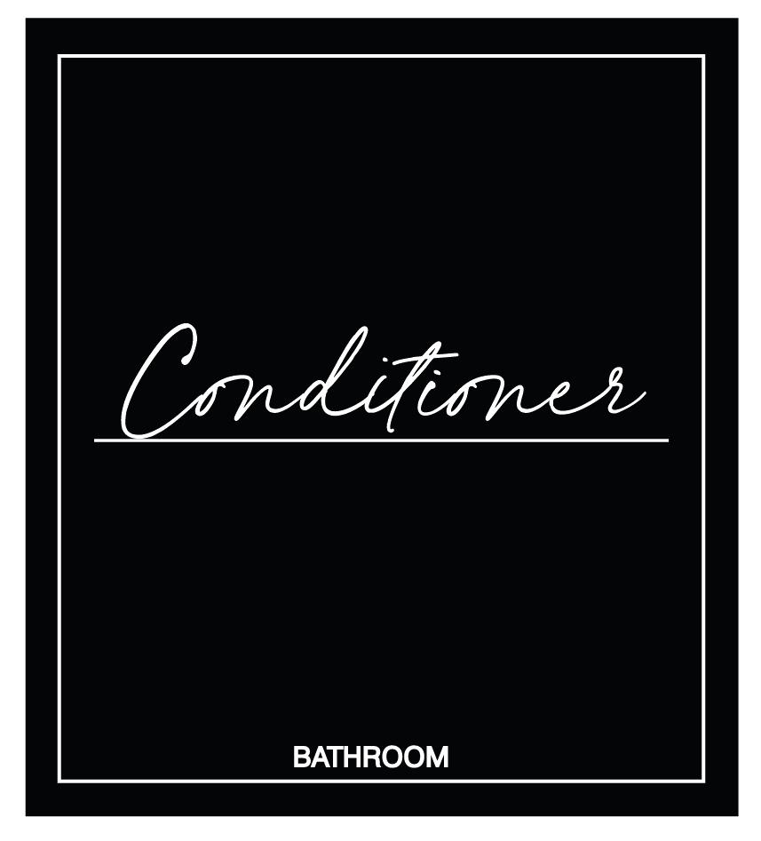 Conditioner Label
