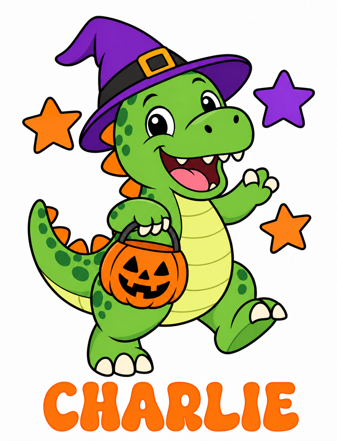 Dino Name Label