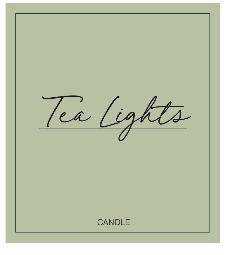 Tea Lights Label