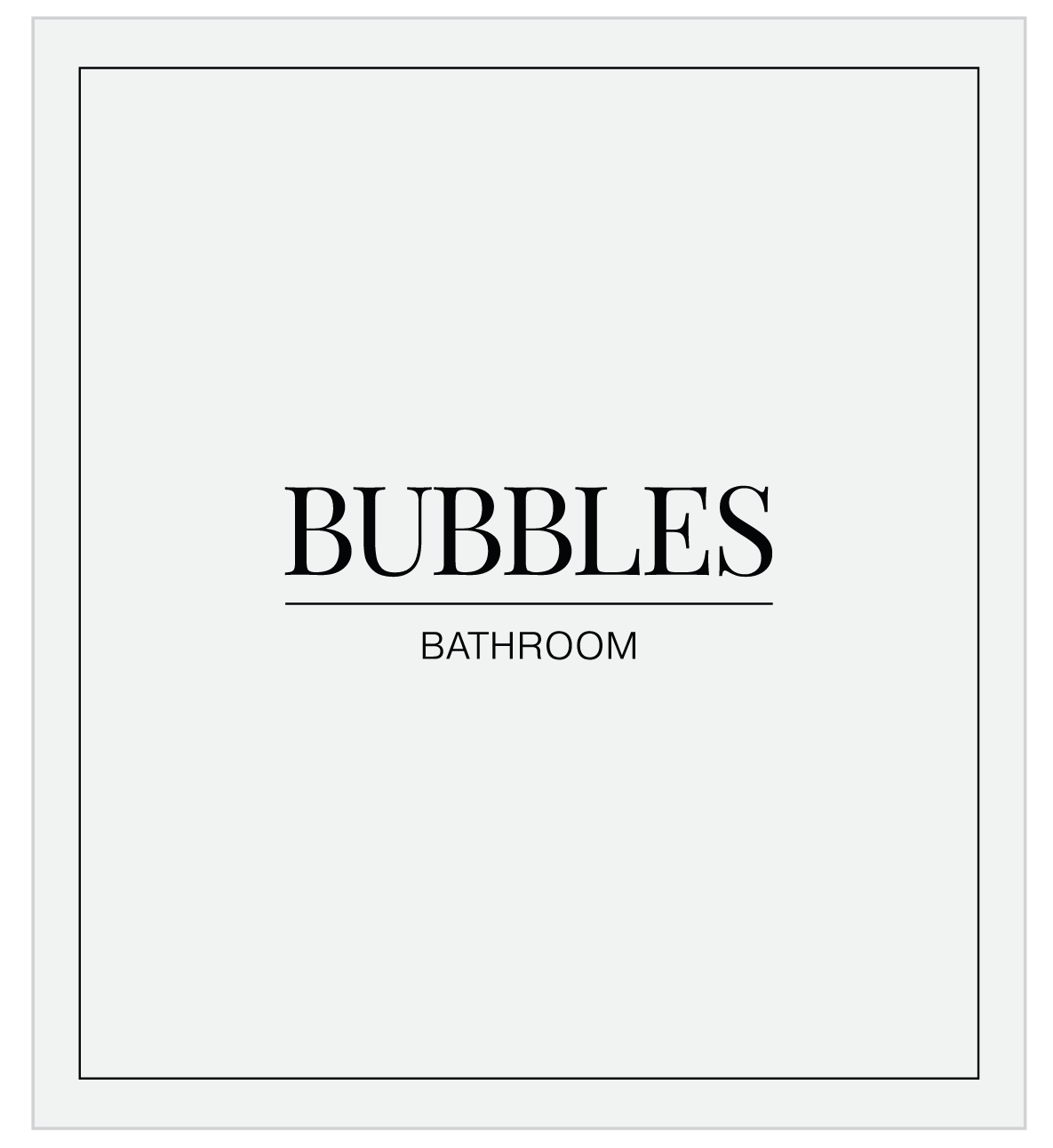 Bubbles Label