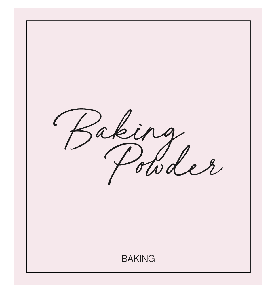 Baking Powder Label
