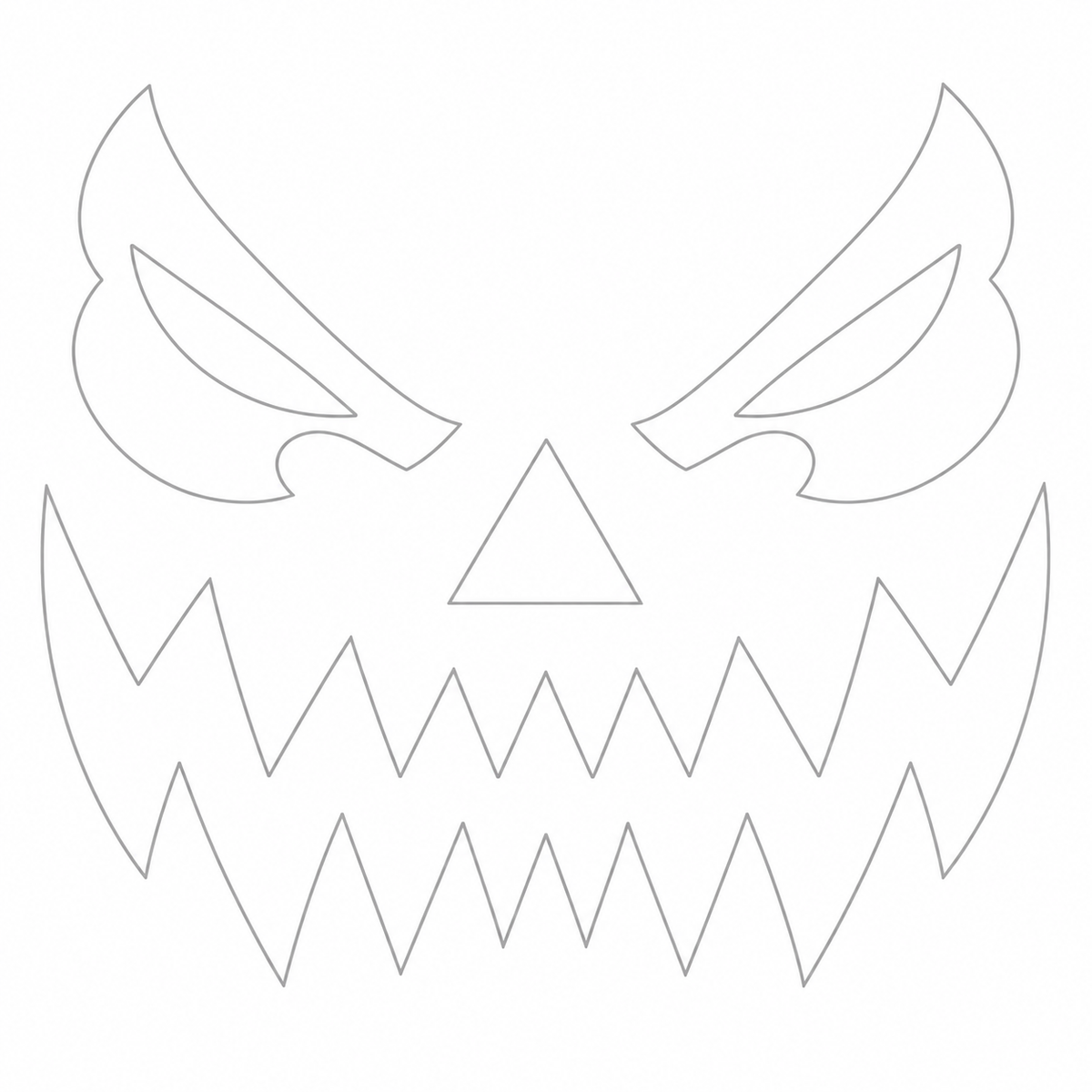 Horror Face Label