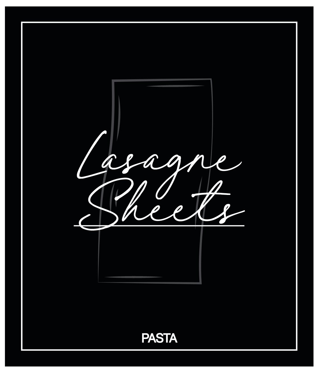 Lasagne Sheets Label