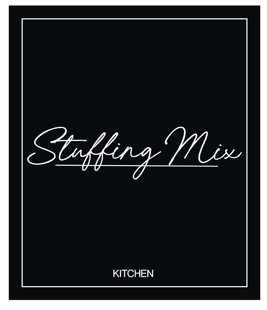 Stuffing Mix Label
