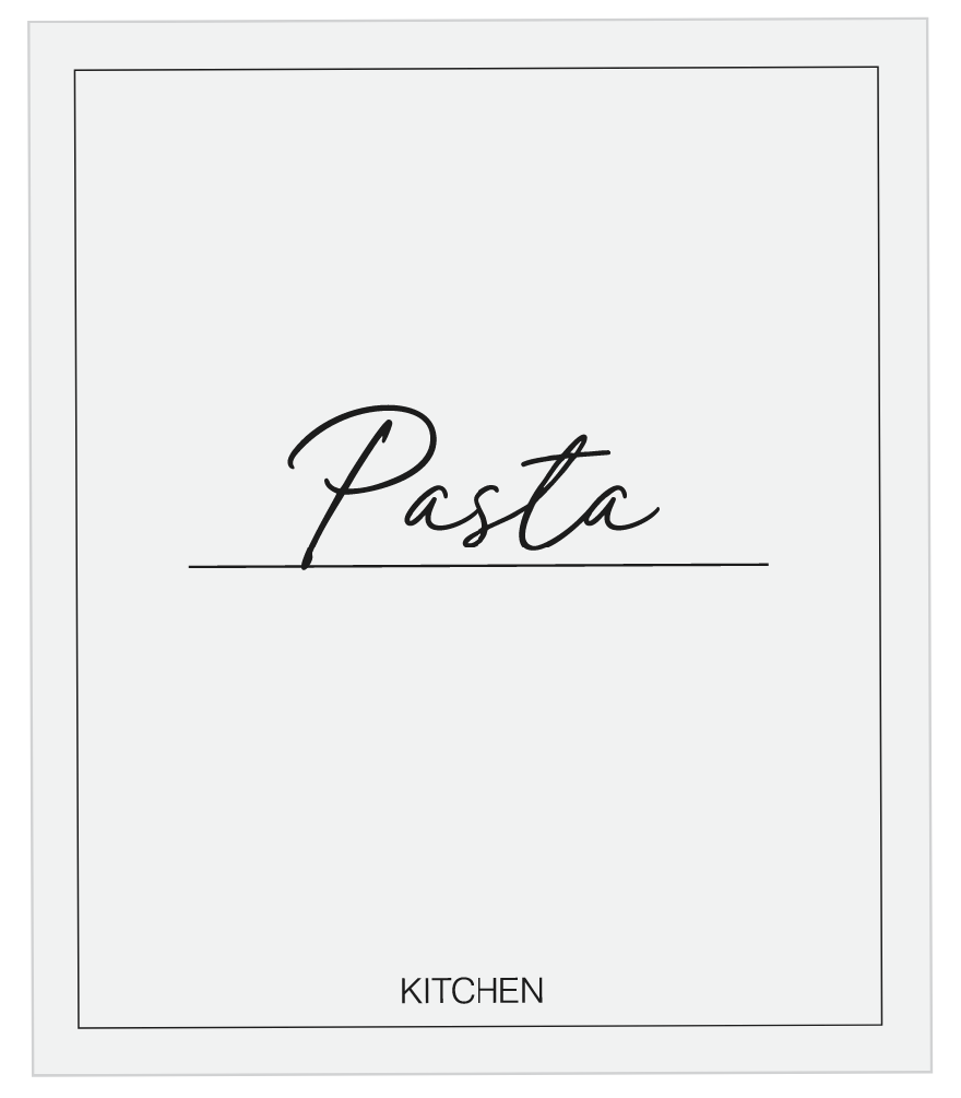 Pasta Label