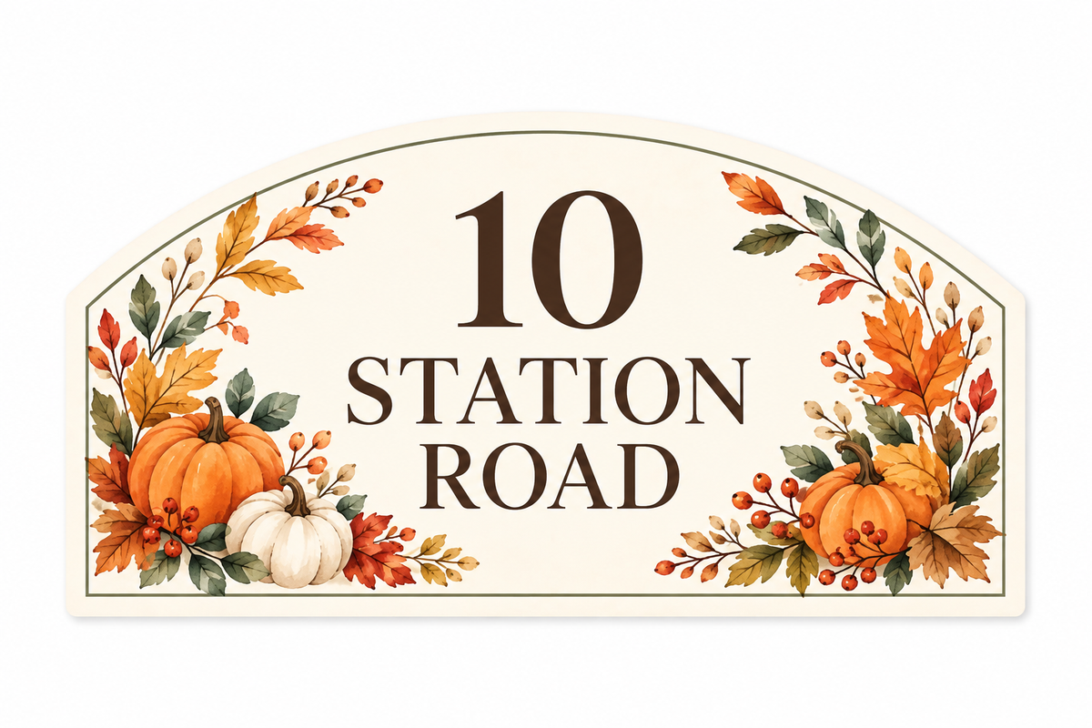 Autumn Bin Label