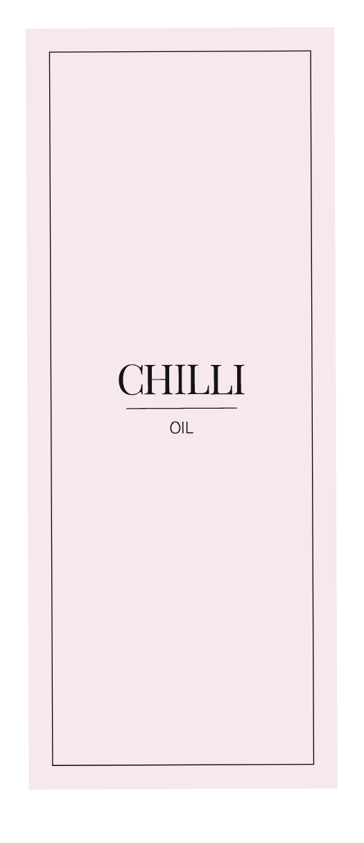 Chilli Oil Label