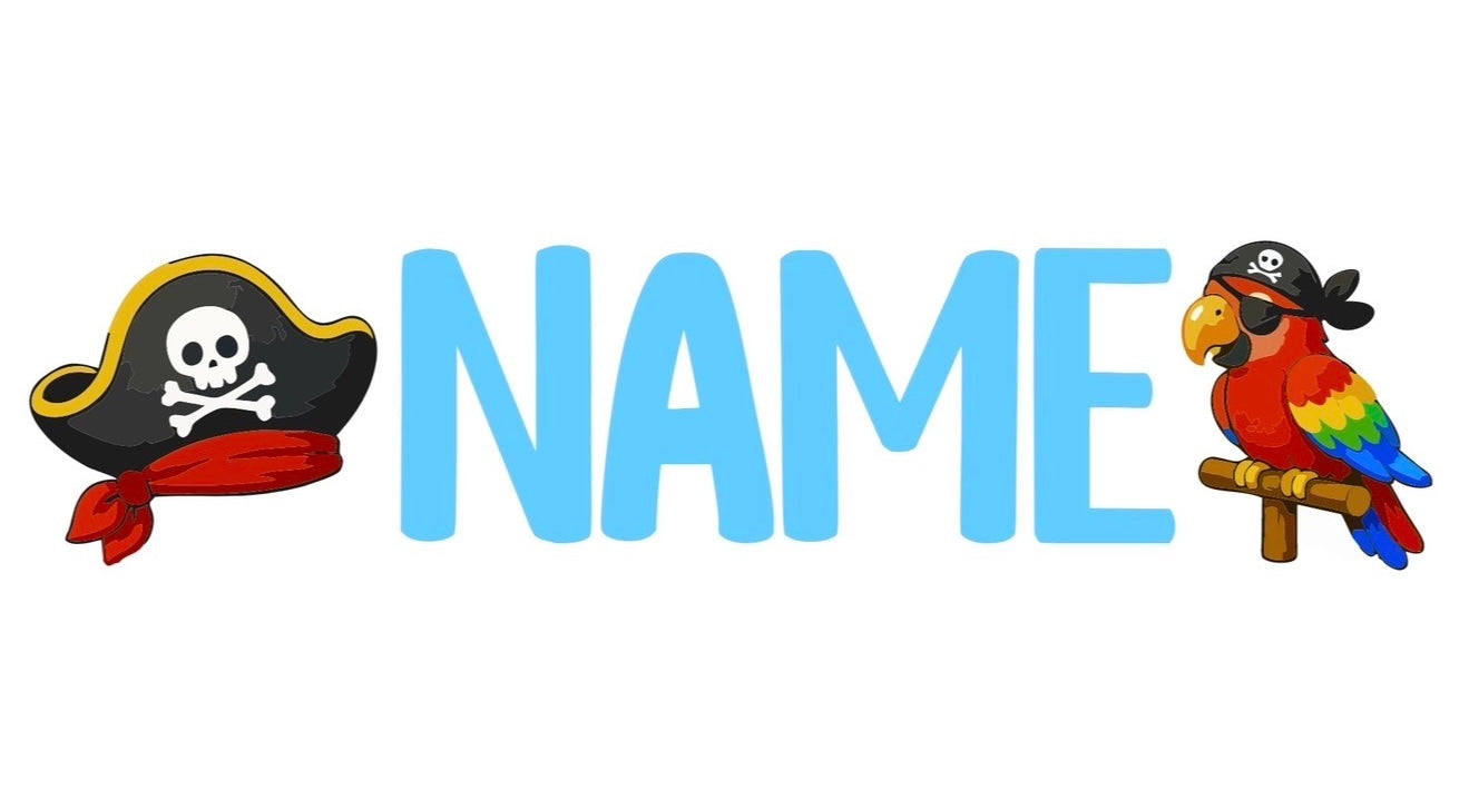 Pirate Name Label