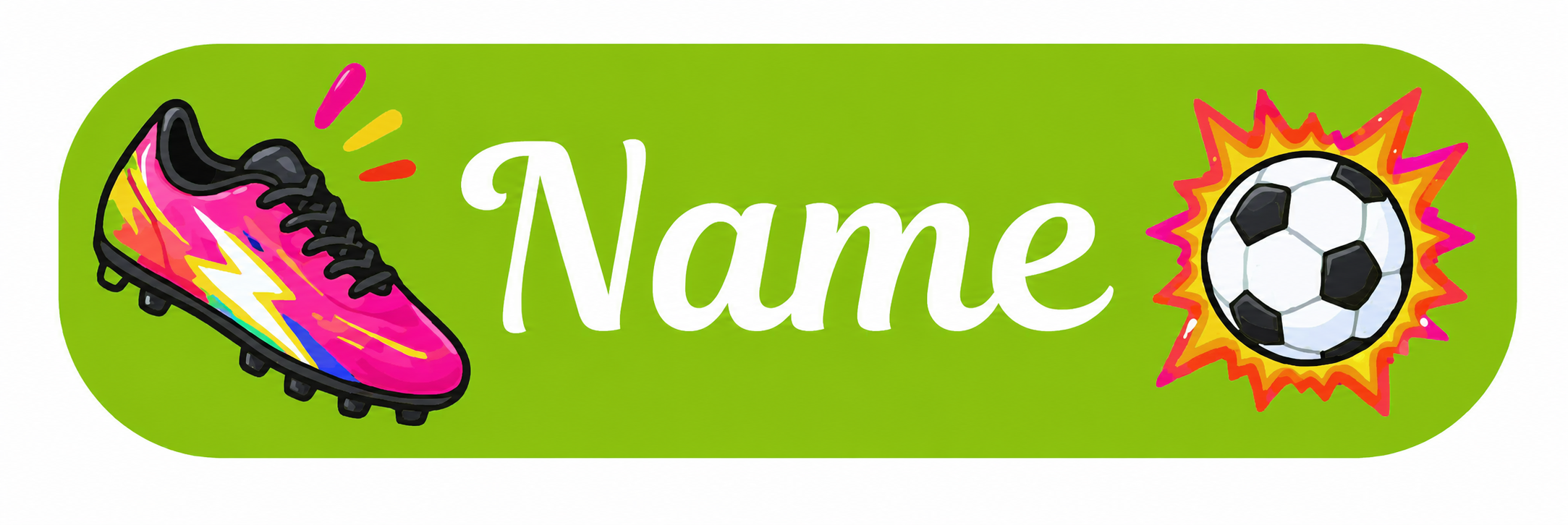 Football Personalised Labels
