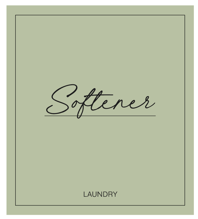 Softener Label