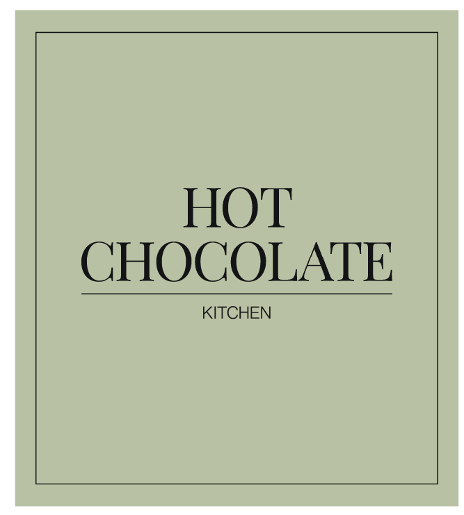 Hot Chocolate Label