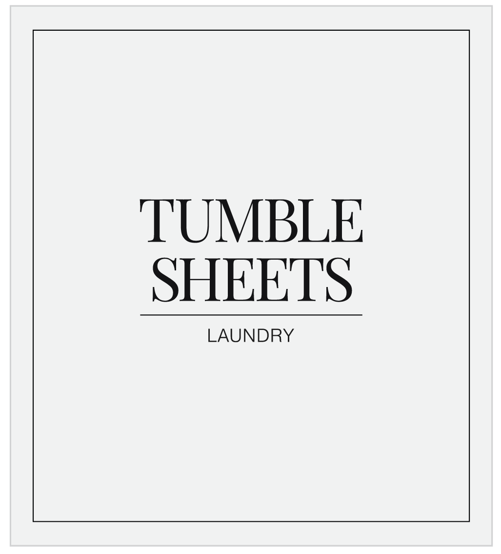 Tumble Sheets Label