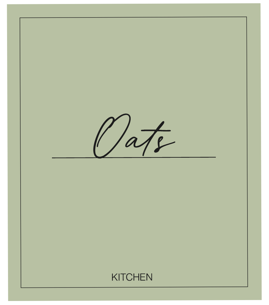 Oats (Kitchen) Label