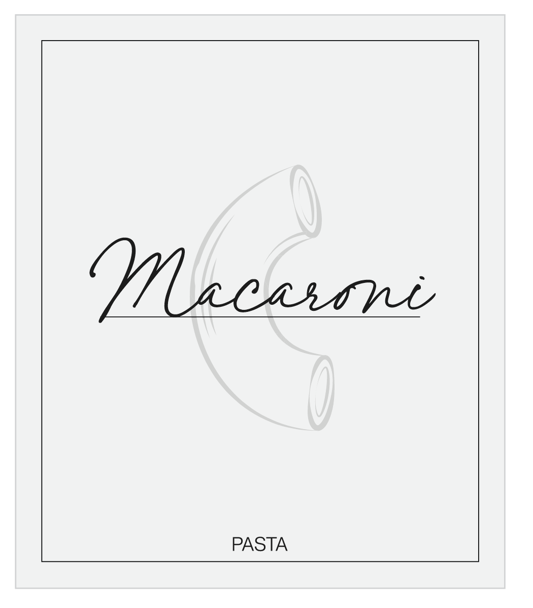Macaroni Label