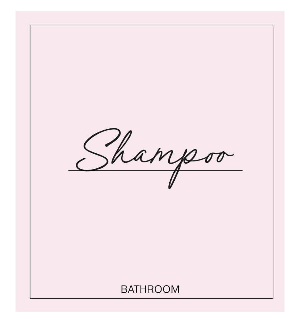 Shampoo Label