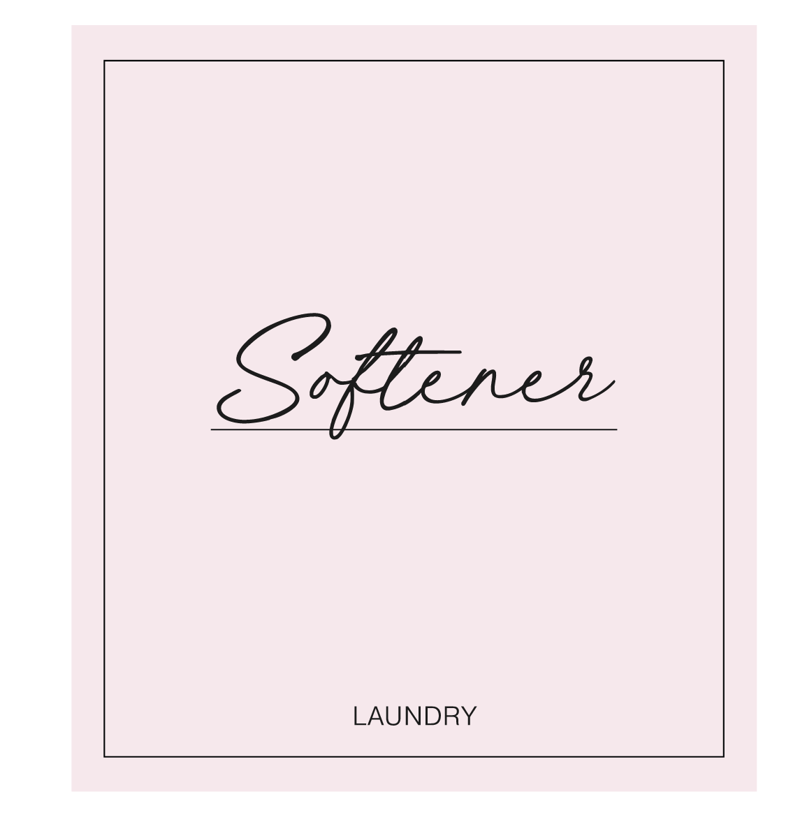 Softener Label