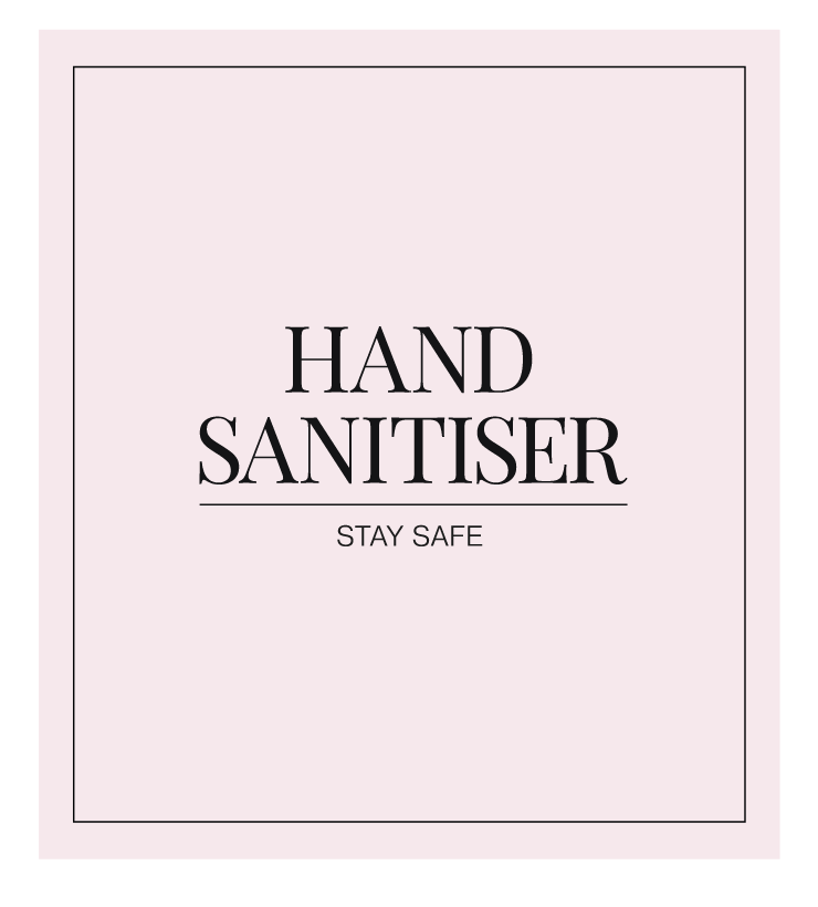 Hand Sanitiser Label