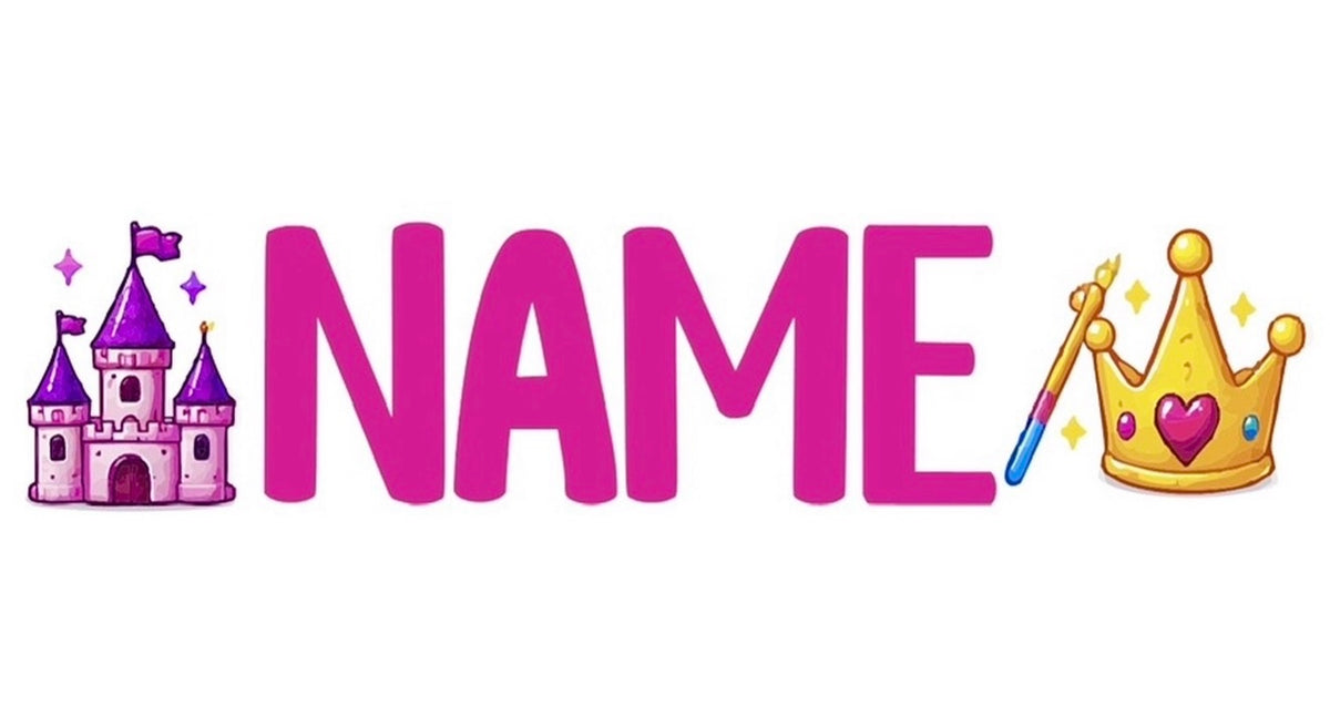Princess Name Label