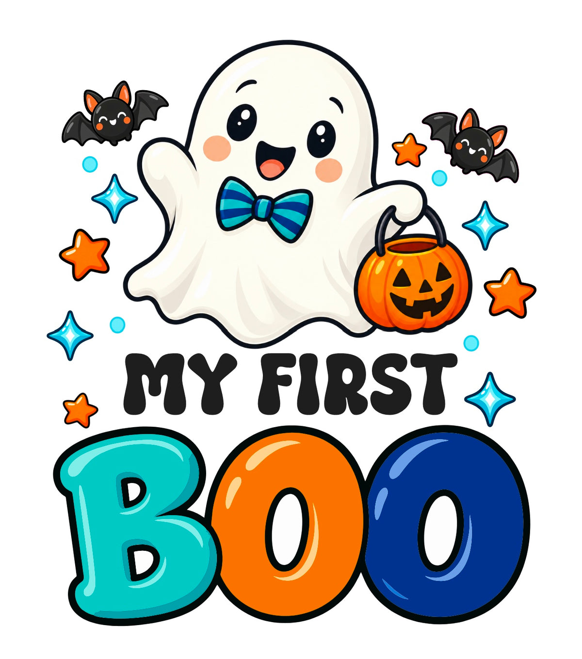 My First Boo (Boy) Label