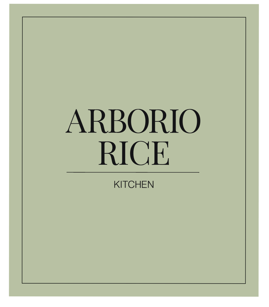 Arborio Rice Label