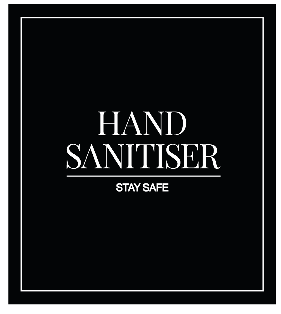 Hand Sanitiser Label