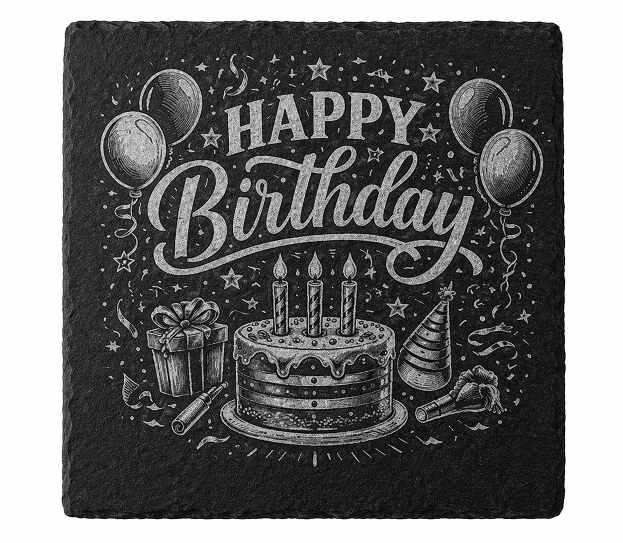 Happy Birthday Coaster
