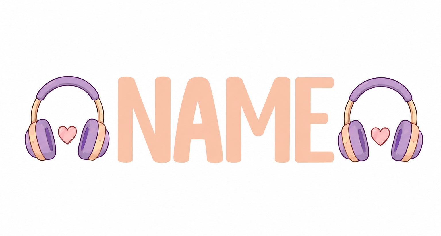 Comfort Pink Name Label
