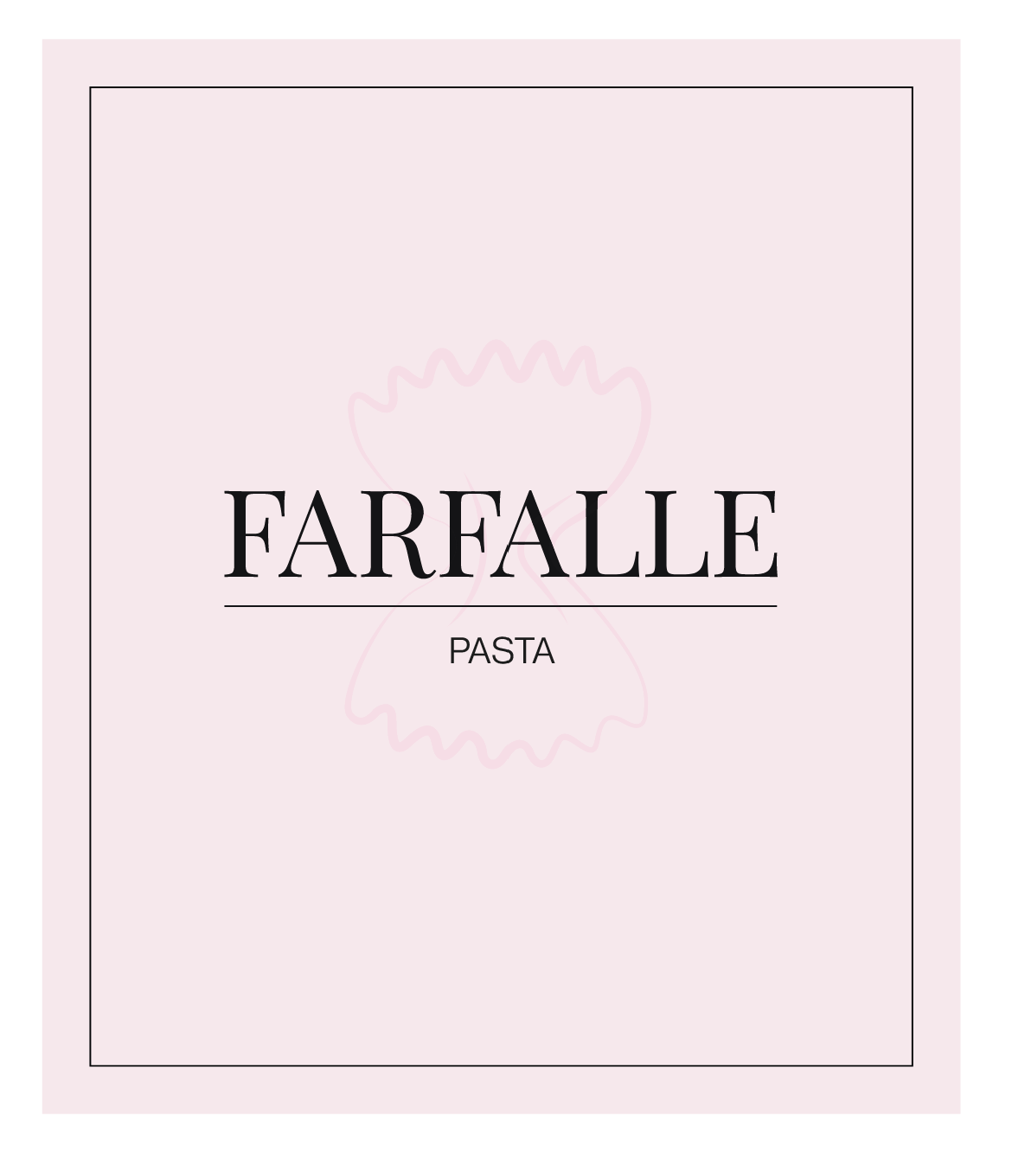 Farfalle Label
