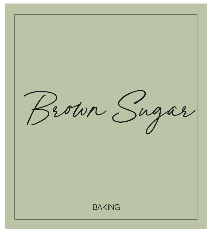 Brown Sugar Label