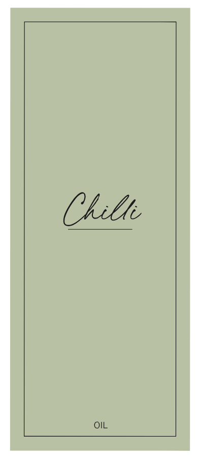 Chilli Oil Label