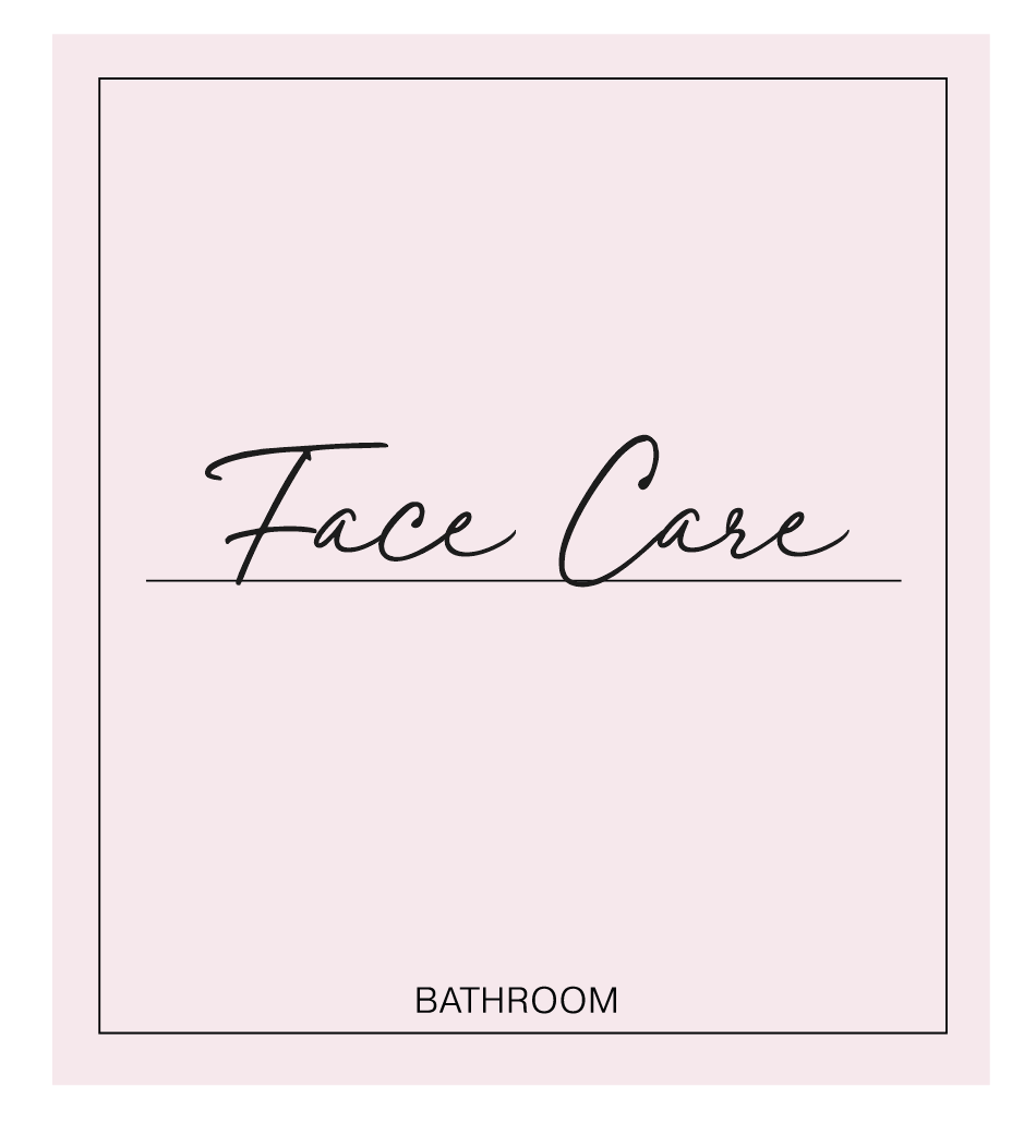 Face Care Label