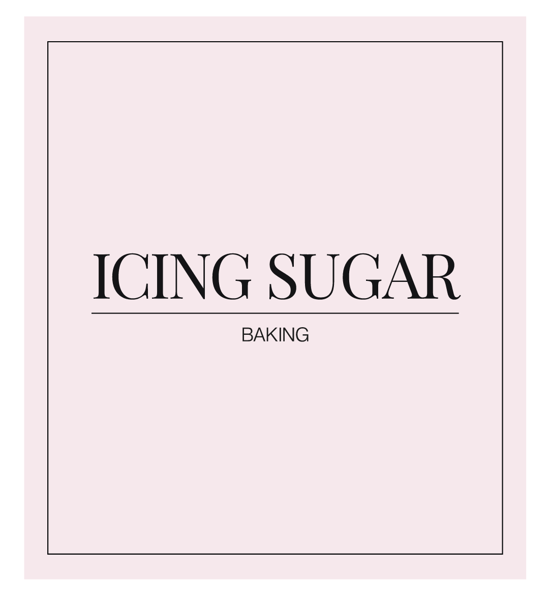 Icing Sugar Label