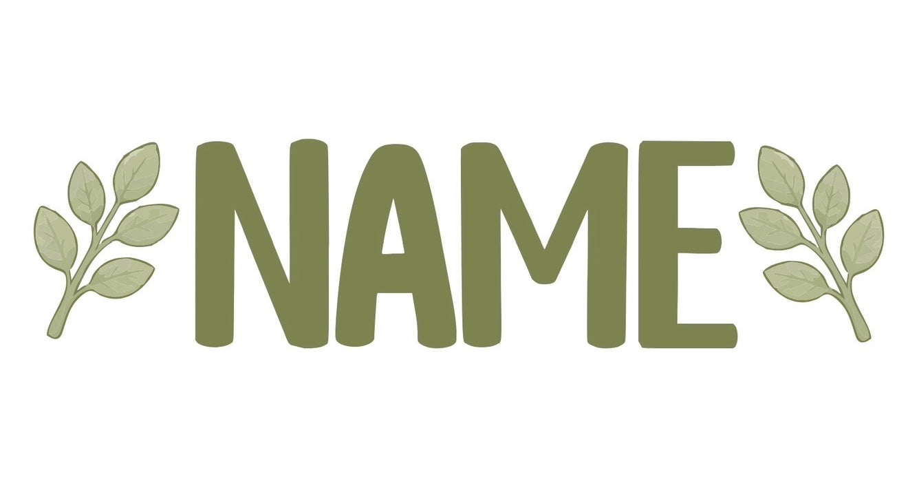 Botanical Name Label